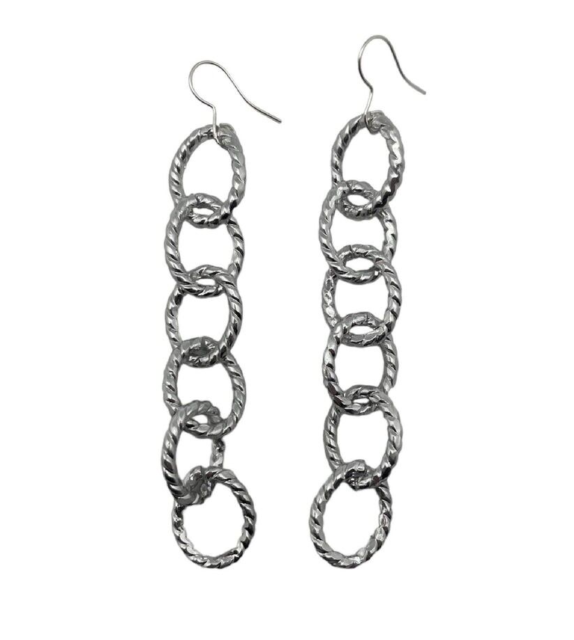 Orecchino a catena Martelle