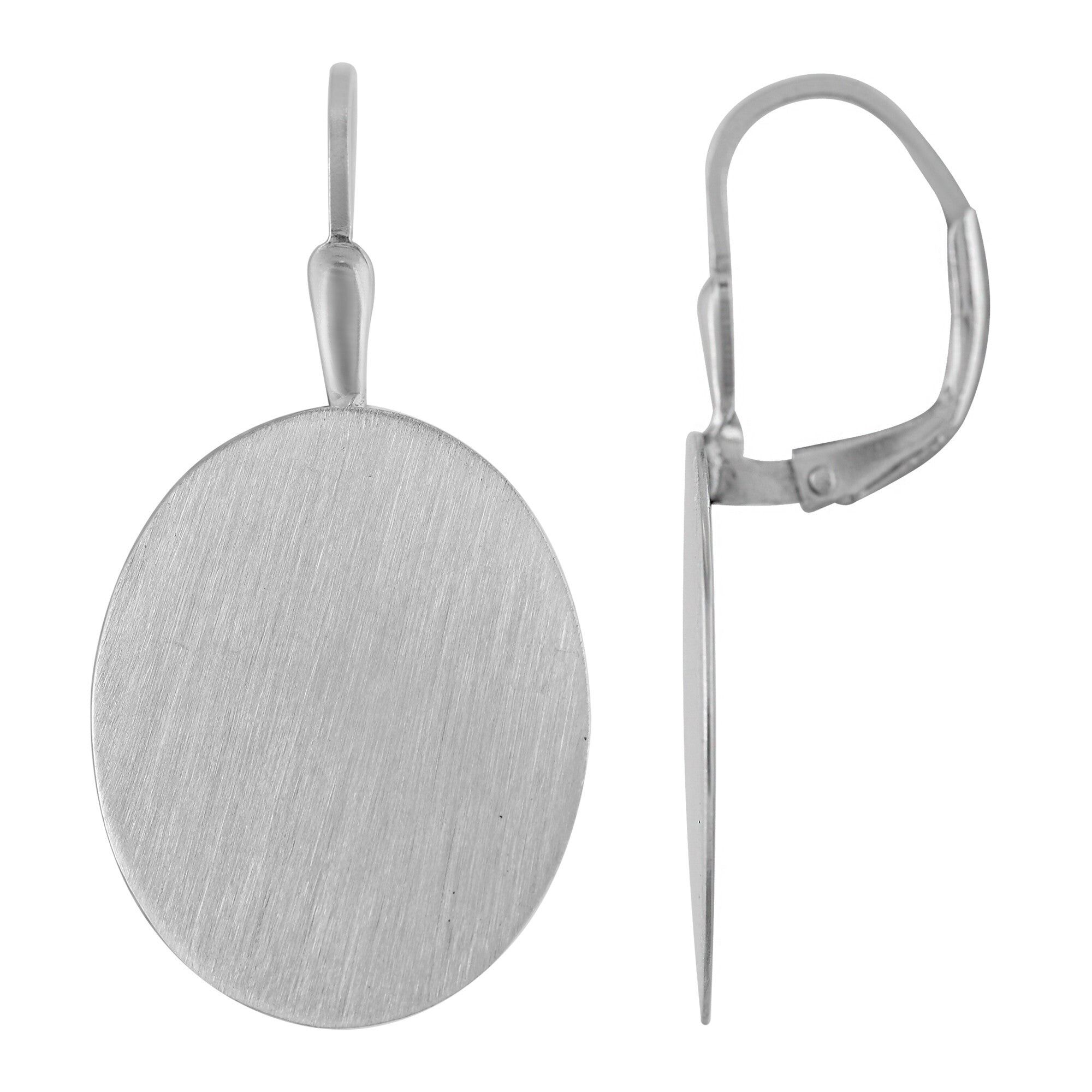 Orecchino d'argento "Unique Silver" Specchio argento925