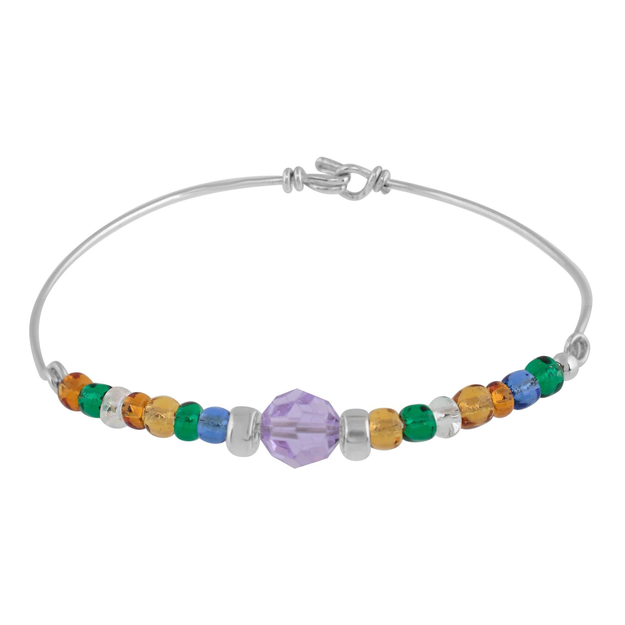 Moly Swmulti Swarovski-Kristallarmband aus Sterlingsilber