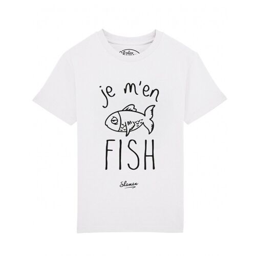 Tee-shirt Fish blanc