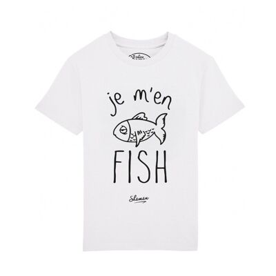 Weißes Fisch-T-Shirt