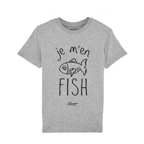 Tee-shirt Fish gris