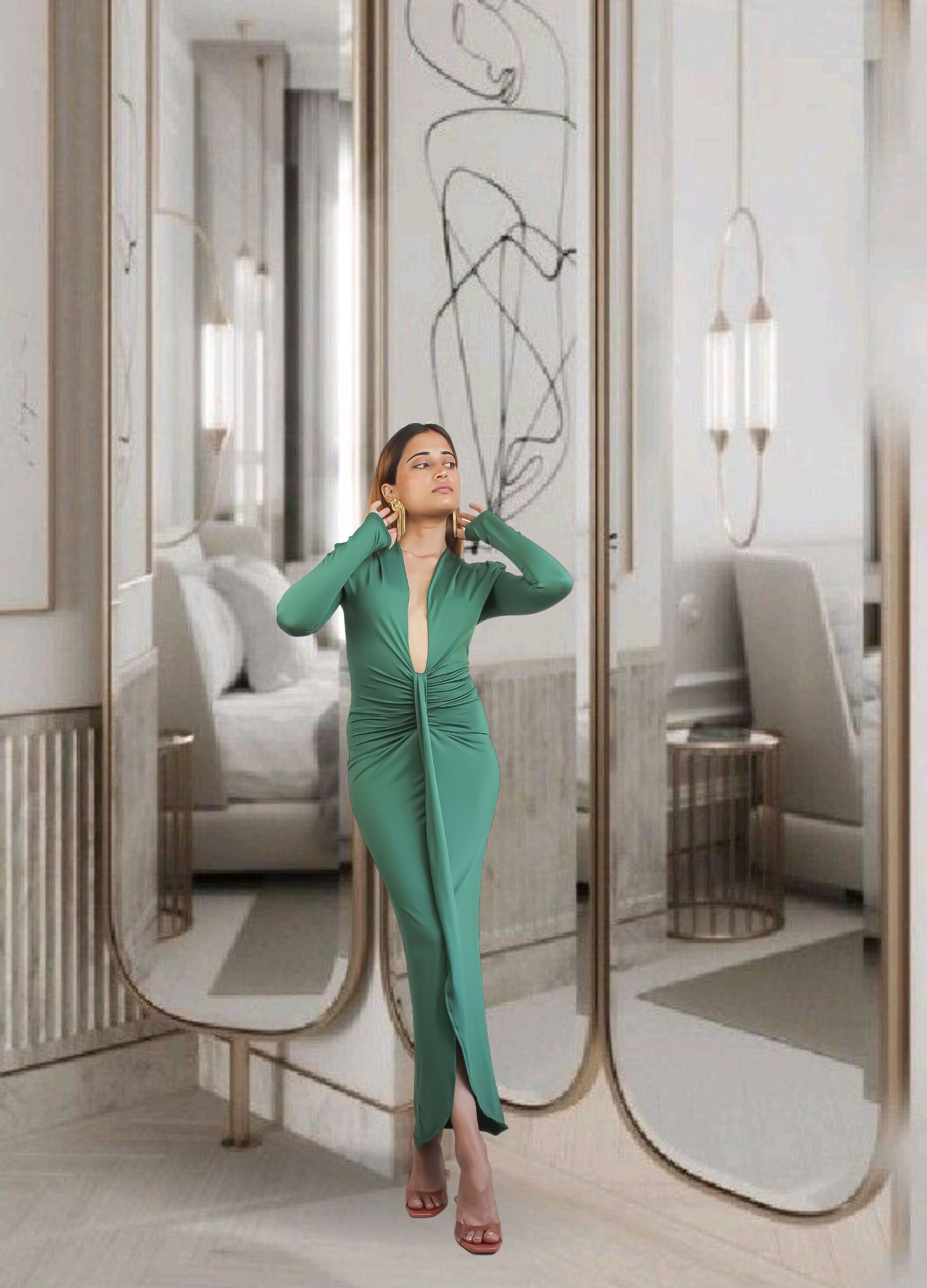 Vestido Templanza Verde