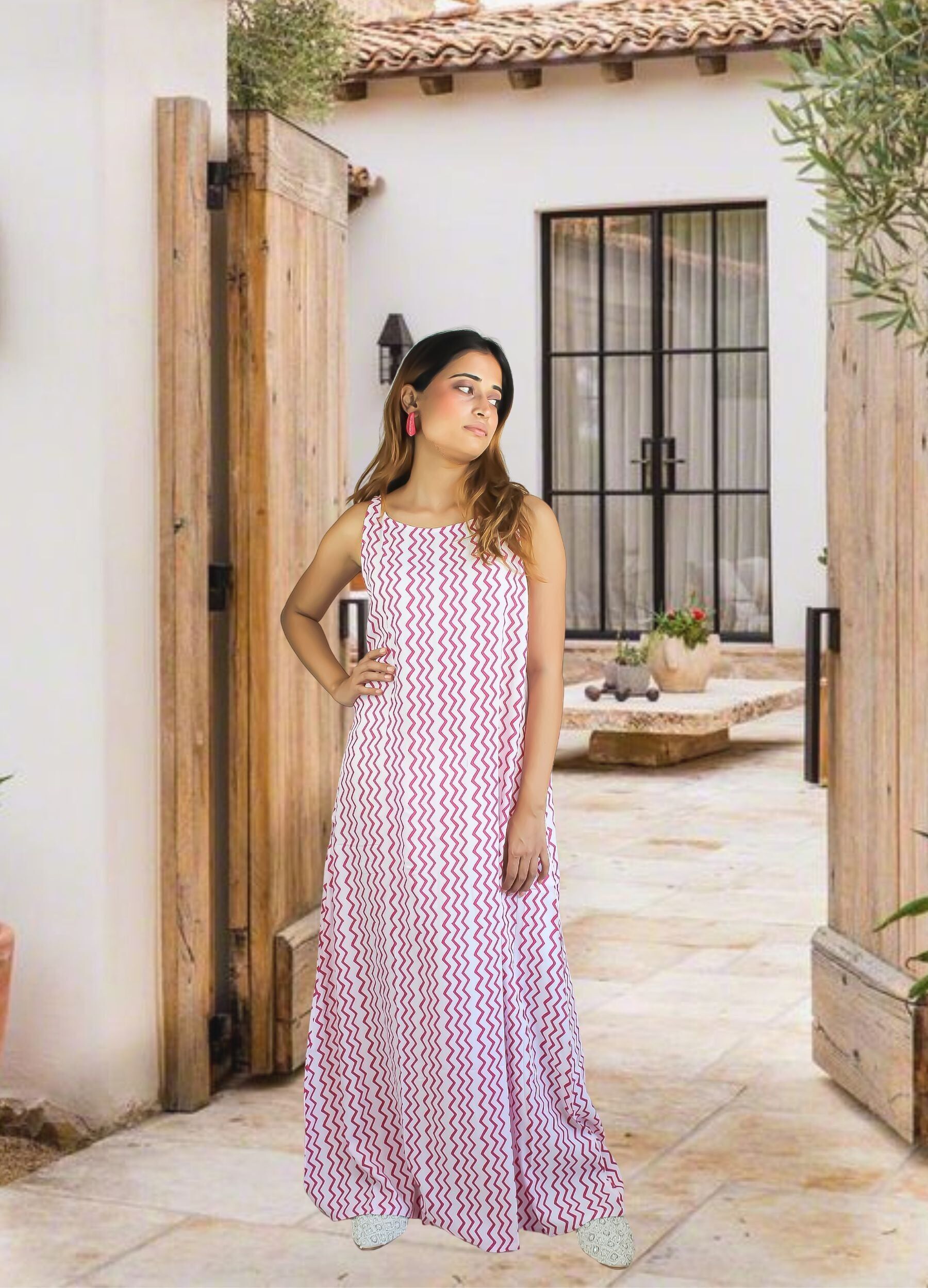 Vestido en zigzag de Carol Rose