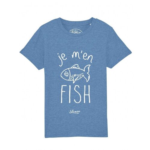 Tee-shirt Fish bleu