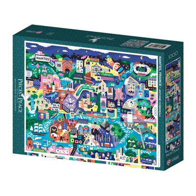 1000 piece puzzle - Nantes, France