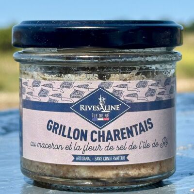 Charentais cricket with fleur de sel and maceron