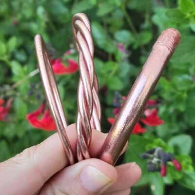 Bracciale buddista sottile rosa pastello - TAGLIA S57mm