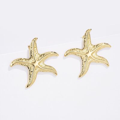 Boucles d'oreilles en acier inoxydable 124AQ433
