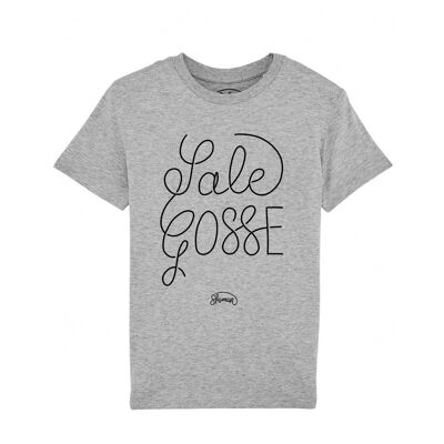 SALE GOSSE - Tee-shirt Gris chiné