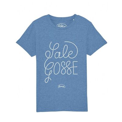 SALDI GOSSE - T-shirt blu melange He