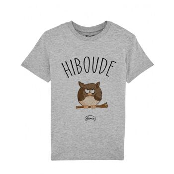 Tee-shirt Hiboude gris chiné