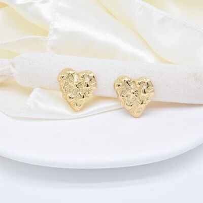 Orecchini a forma di cuore in acciaio inossidabile -BO100352
