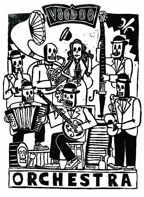 Giclee Print - Voodoo Orchestra
