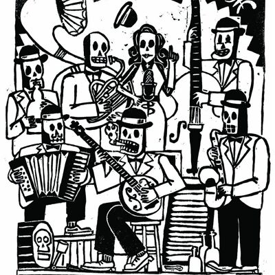 Impresión de Giclee - Voodoo Orchestra