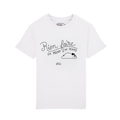 NOTHING IS TAKING TIME - White T-shirt