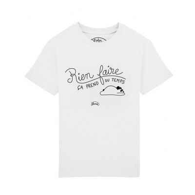 FARE NULLA RICHIEDE TEMPO - T-shirt bianca