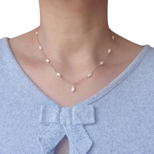 14K Gold-FIlled Freshwater Pearl Necklace