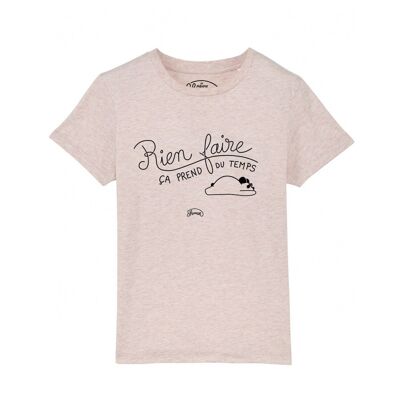 NON FARE NULLA RICHIEDE TEMPO - T-shirt rosa erica
