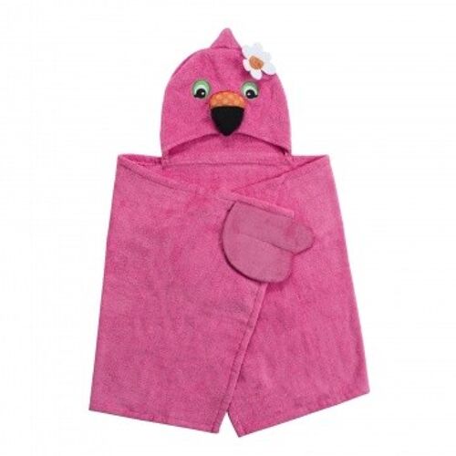 Zoocchini kids badcape - Franny the Flamingo