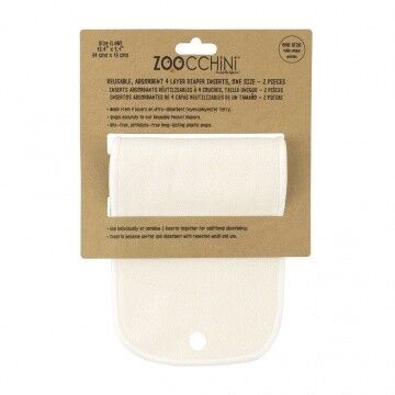 Zoocchini washable diaper - set of two inserts
