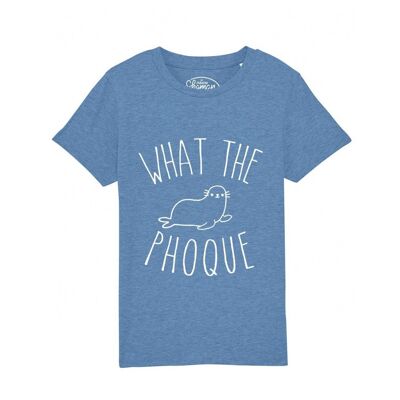 Tee-shirt what the phoque bleu