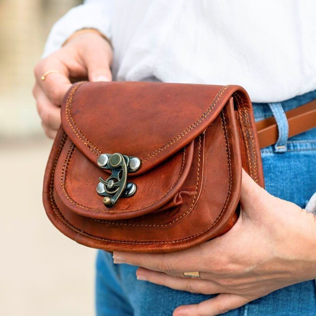 Pochette ceinture cuir femme hotsell