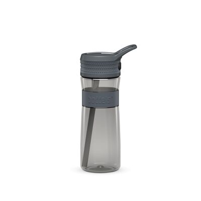 Gourde EEN 600ml gris clair / gris tritan, PP, silicone