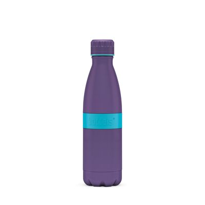 Perfekto24 Trinkflasche Faltbare Trinkflasche in Blau - Wasserflasche aus  Silikon (600ml)