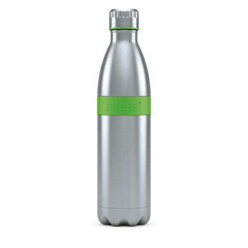 Trinkflasche TWEE 800ml Apfelgrün-Edelstahl, PP, Silikon