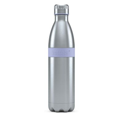 Drinking bottle TWEE 800ml lavender blue stainless steel, PP, silicone