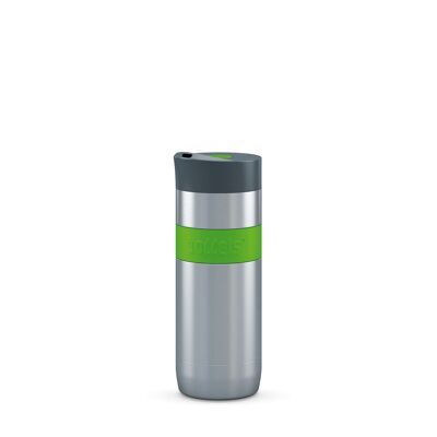 Taza termo KOFFJE 370ml verde manzana acero inoxidable, PP, silicona