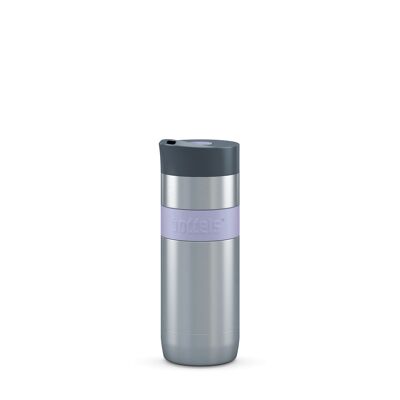 Thermo mug KOFFJE 370ml lavender blue stainless steel, PP, silicone