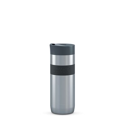 Mug thermo KOFFJE 370ml acier inoxydable gris anthracite, PP, silicone