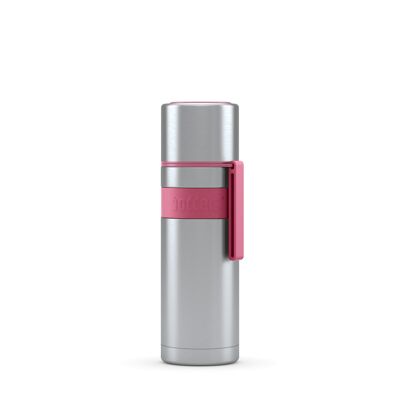 Vacuum flask HEET 500ml raspberry red stainless steel, PP, silicone