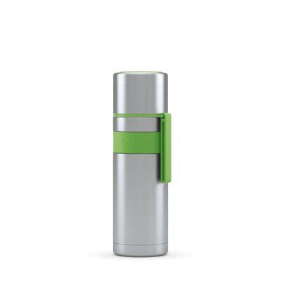 Vacuum flask HEET 500ml apple green stainless steel, PP, silicone