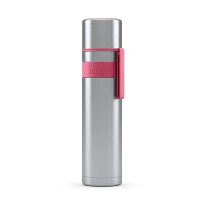 Vacuum flask HEET 700ml raspberry red stainless steel, PP, silicone