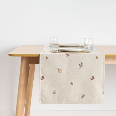 Jacquard table runner 33713B 45x140 cm