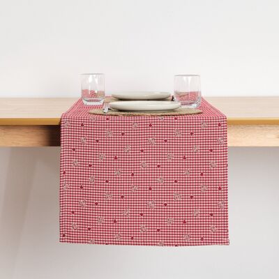 Reversible jacquard table runner 33785 45x140 cm