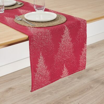 Reversible jacquard table runner 33740 45x140 cm