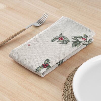 Confezione da 2 tovaglioli jacquard 33712B 45x45 cm