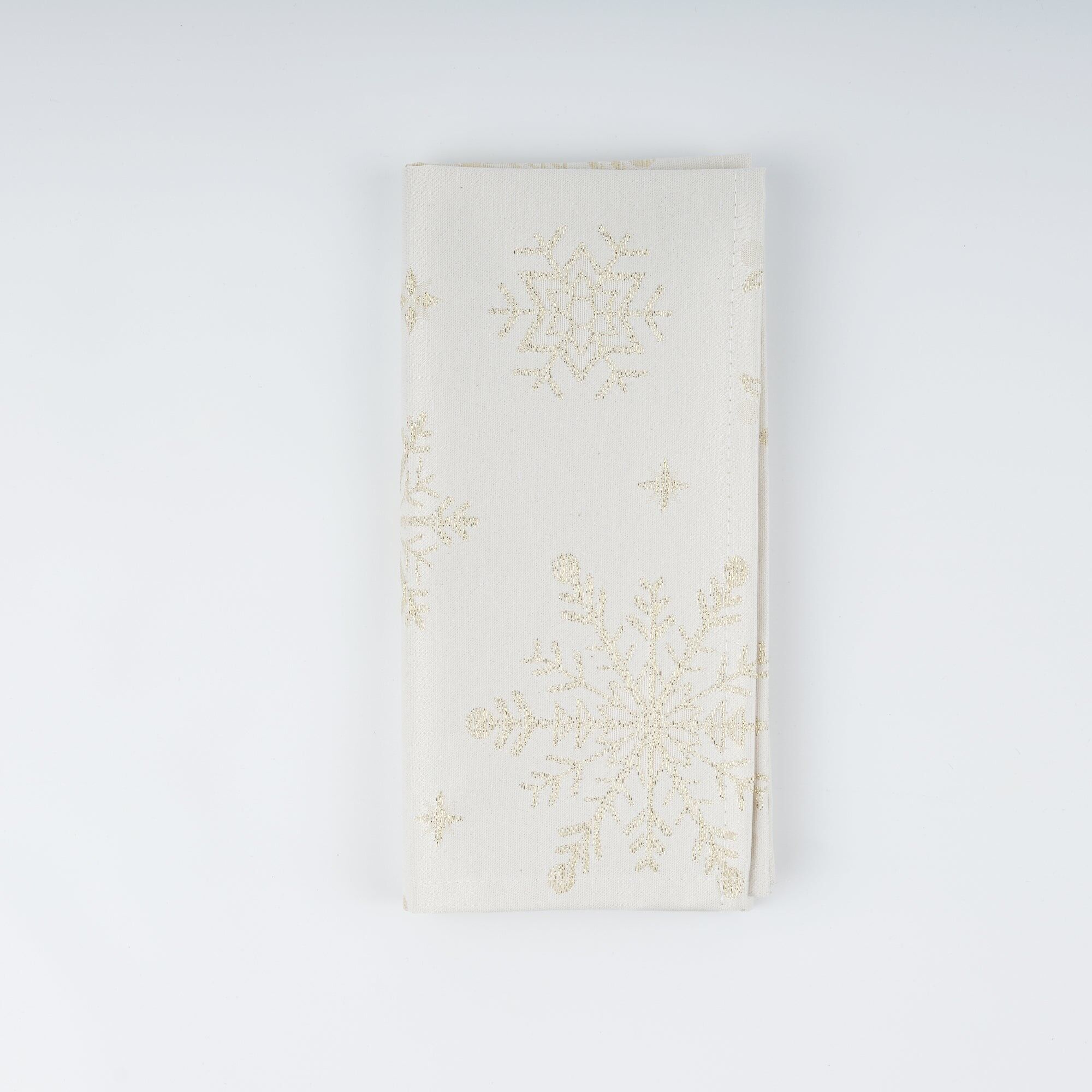 Confezione da 2 tovaglioli in jacquard con filo oro PSC4821 45x45 cm