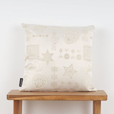 Gold thread jacquard cushion cover 45x45 cm PSC4732A