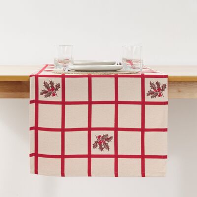 Jacquard table runner 33744B 45x140 cm