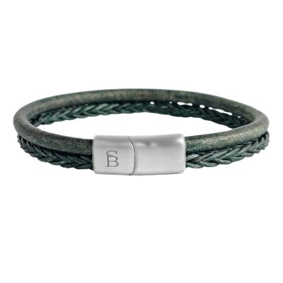 Leather Bracelet Denby - Military