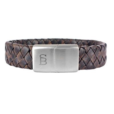 Leather Bracelet Preston - Vintage Brown