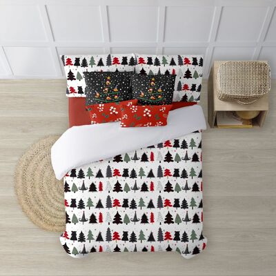 Ensemble Merry Christmas Nordic 14 100 % coton