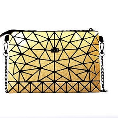 MOZAIKO 23SHGOLDLU: A glittery gold side and a luminous side