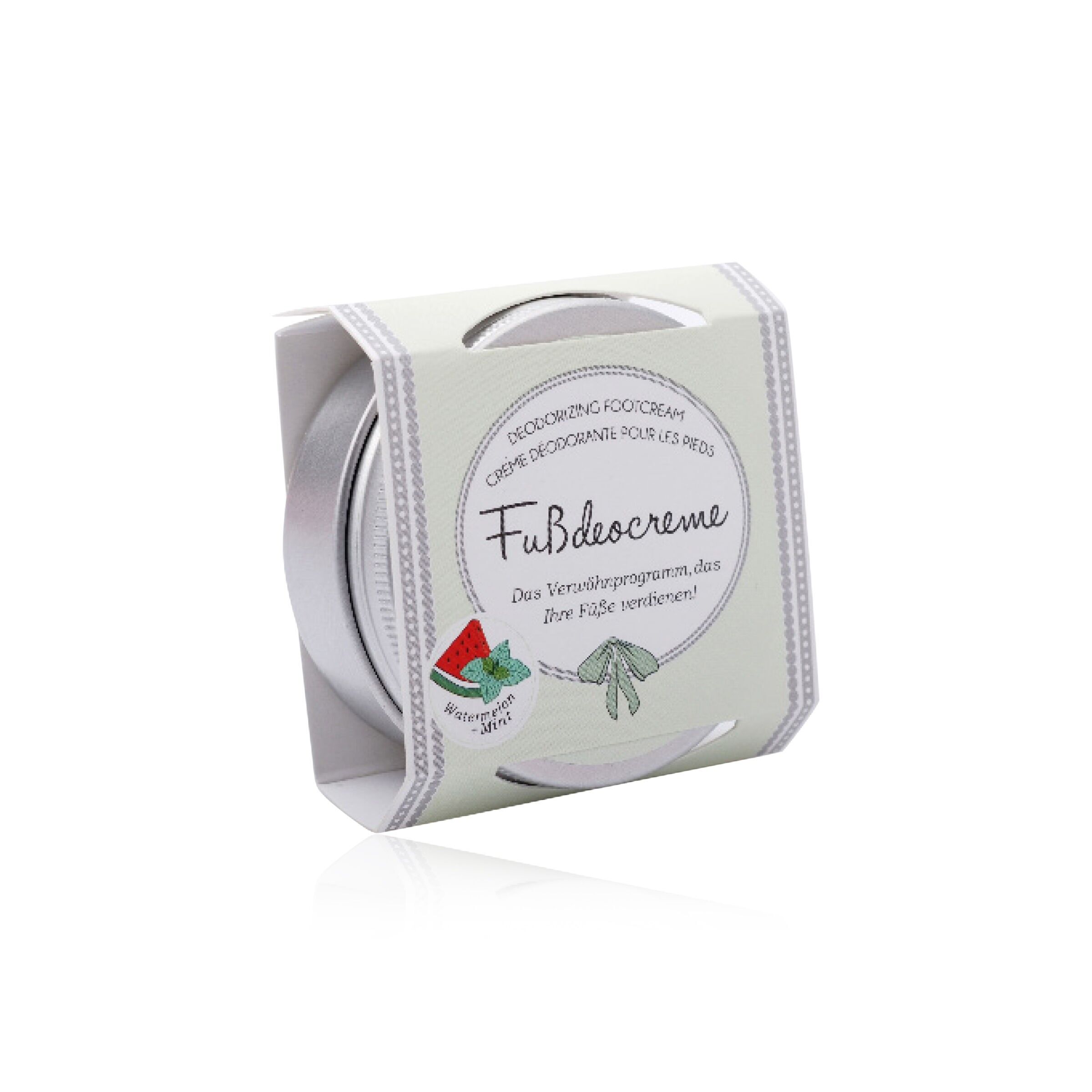 Foot Deodorant Cream Minty Melon - Anti-perspirant Foot Cream Deodorant