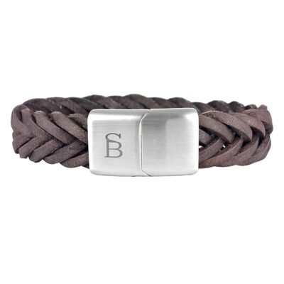 Leather Bracelet Preston - Brown